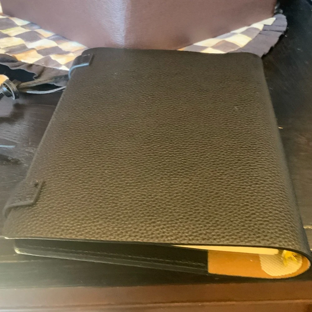 STICKYZOO Black planner with Butterfly design and Dash bag strap